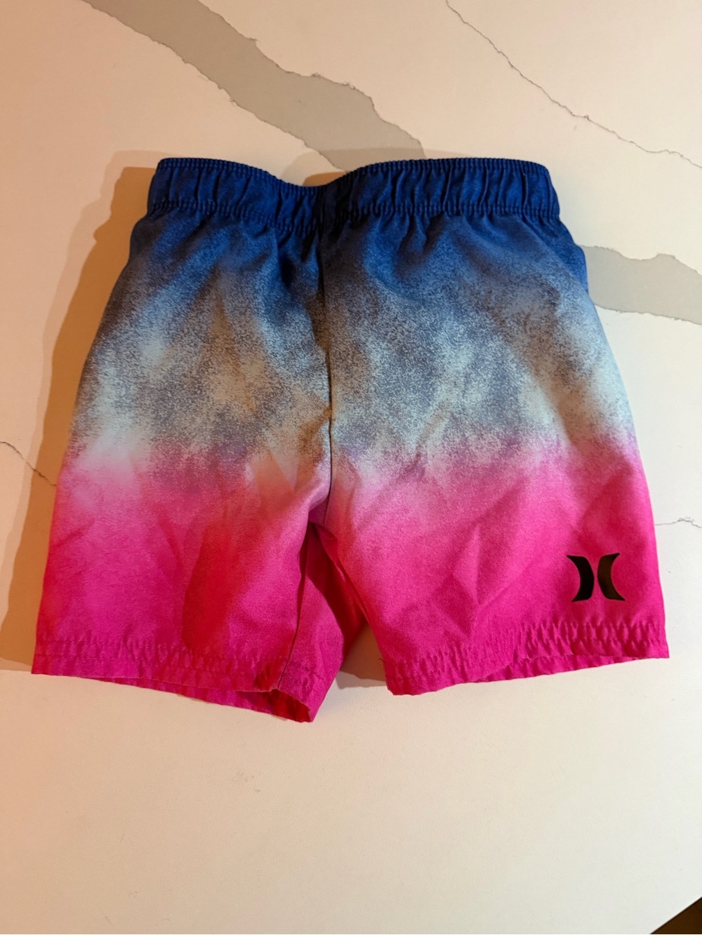 Hurley Boys Ombre Swim Trunks Blue Pink Size 2T